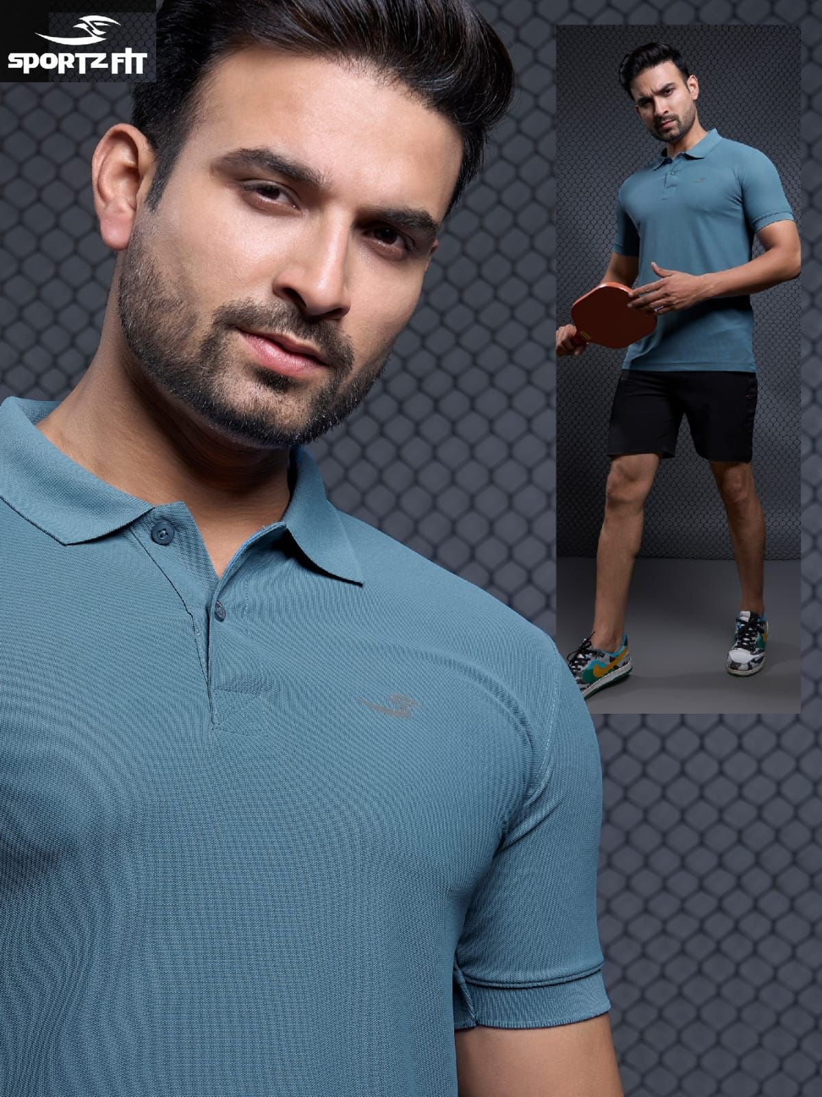 Pk 100 Vol 6686 Sportz Fit Airtex Mens Tshirts Wholesale Price