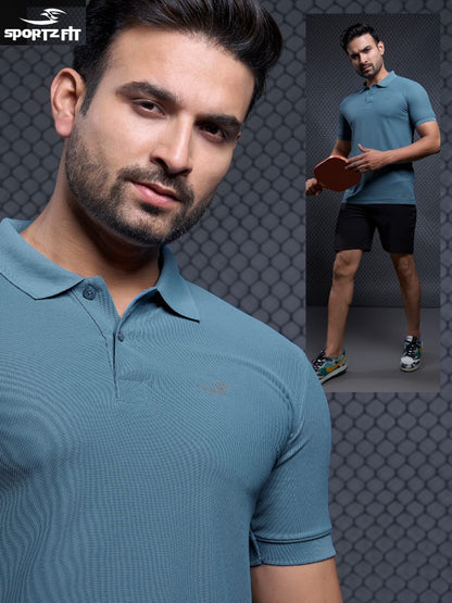 Pk 100 Vol 6686 Sportz Fit Airtex Mens Tshirts Wholesale Price