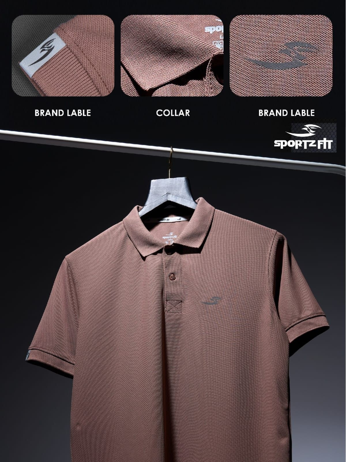 Pk 100 Vol 6686 Sportz Fit Airtex Mens Tshirts Wholesale Price