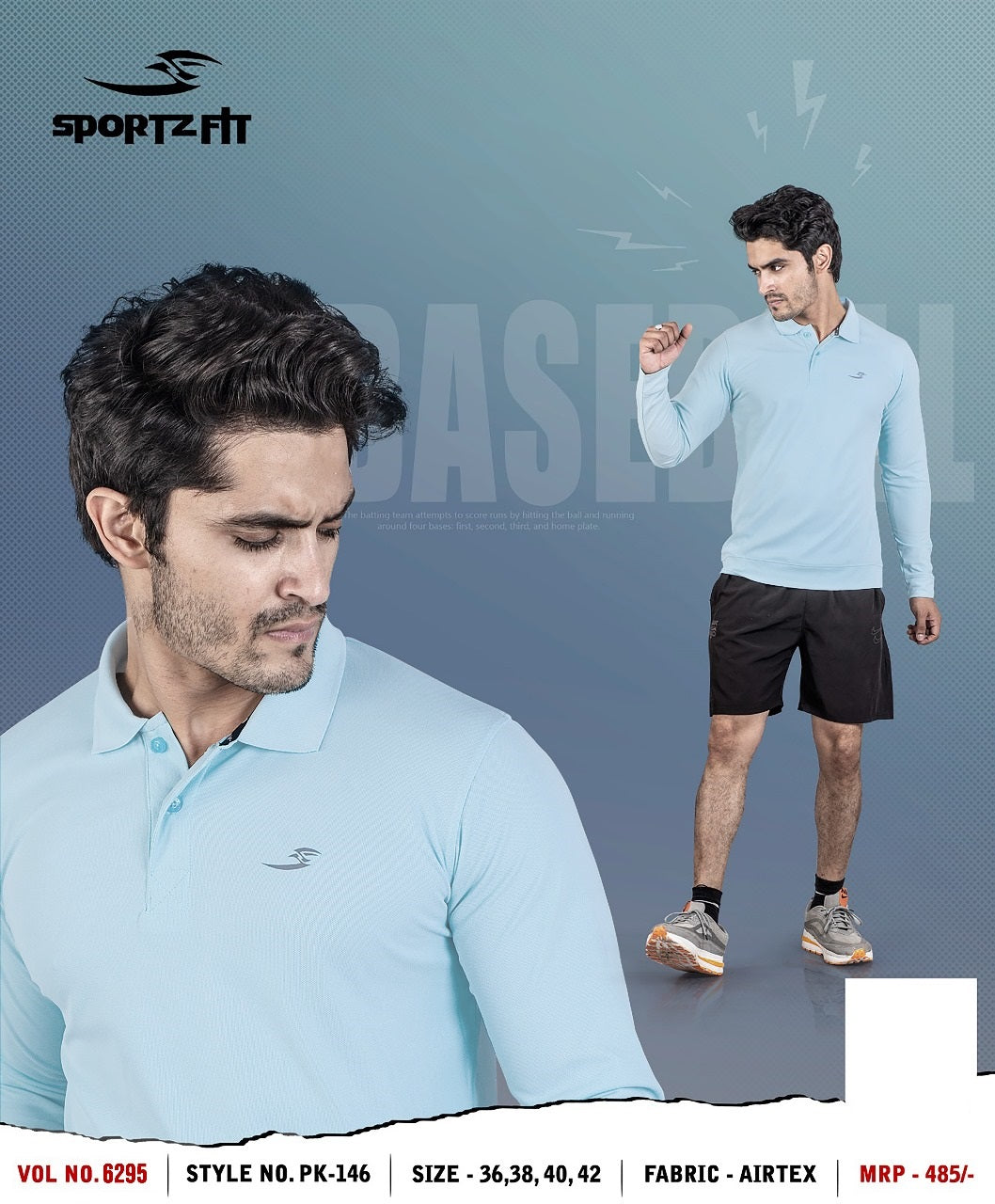 Pk 146 Vol 6295 Sportz Fit Airtex Mens Tshirts Supplier