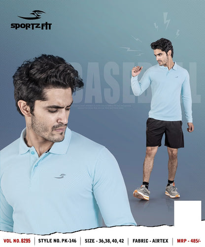 Pk 146 Vol 6295 Sportz Fit Airtex Mens Tshirts Supplier