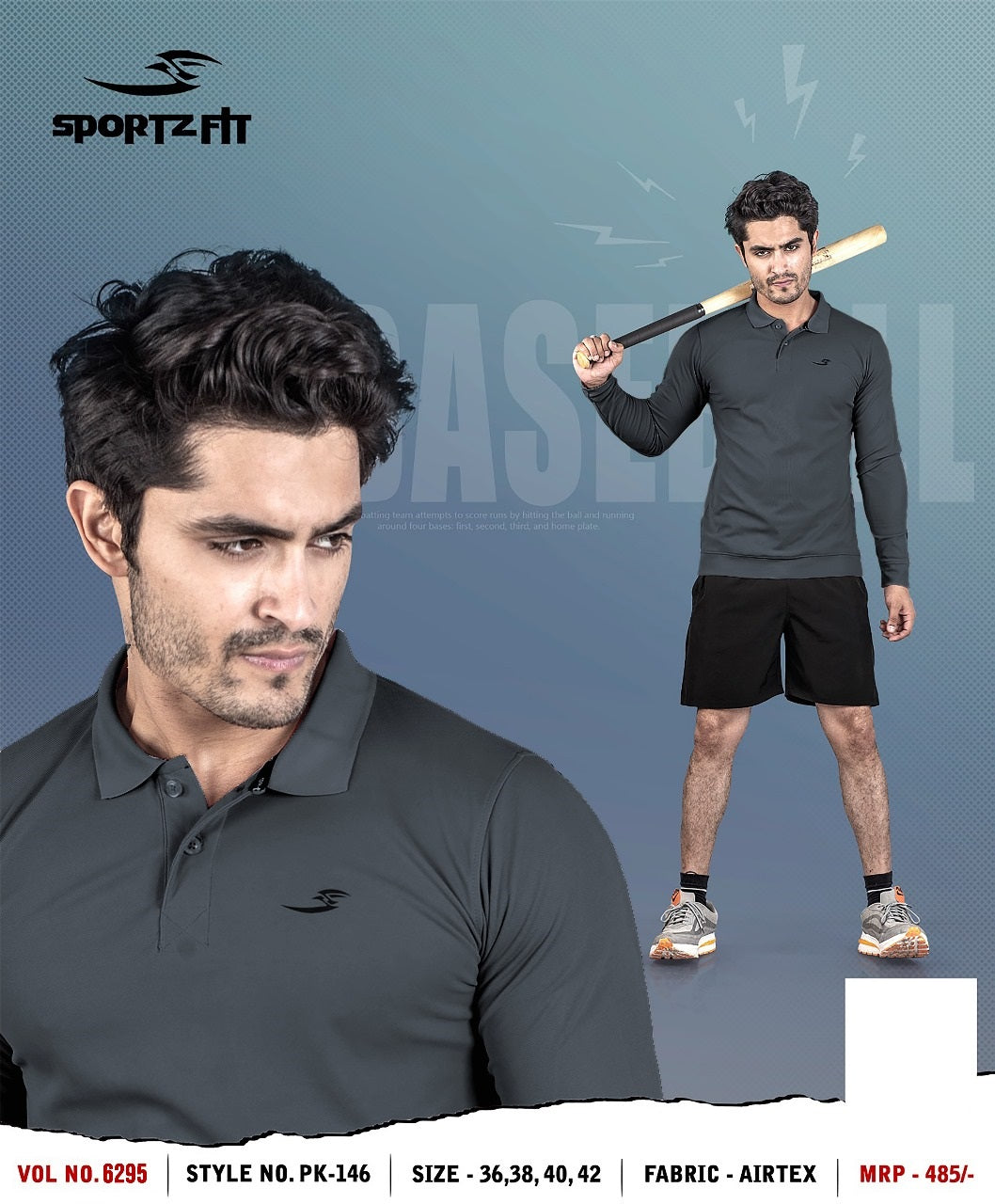 Pk 146 Vol 6295 Sportz Fit Airtex Mens Tshirts Supplier