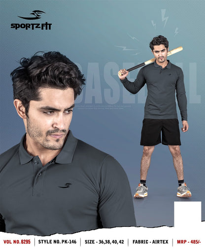 Pk 146 Vol 6295 Sportz Fit Airtex Mens Tshirts Supplier