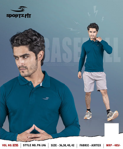 Pk 146 Vol 6295 Sportz Fit Airtex Mens Tshirts Supplier