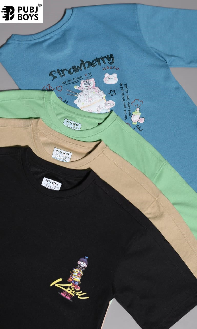 Pk 16 Down Shoulder Pubj Knit Boys Tshirt Wholesaler