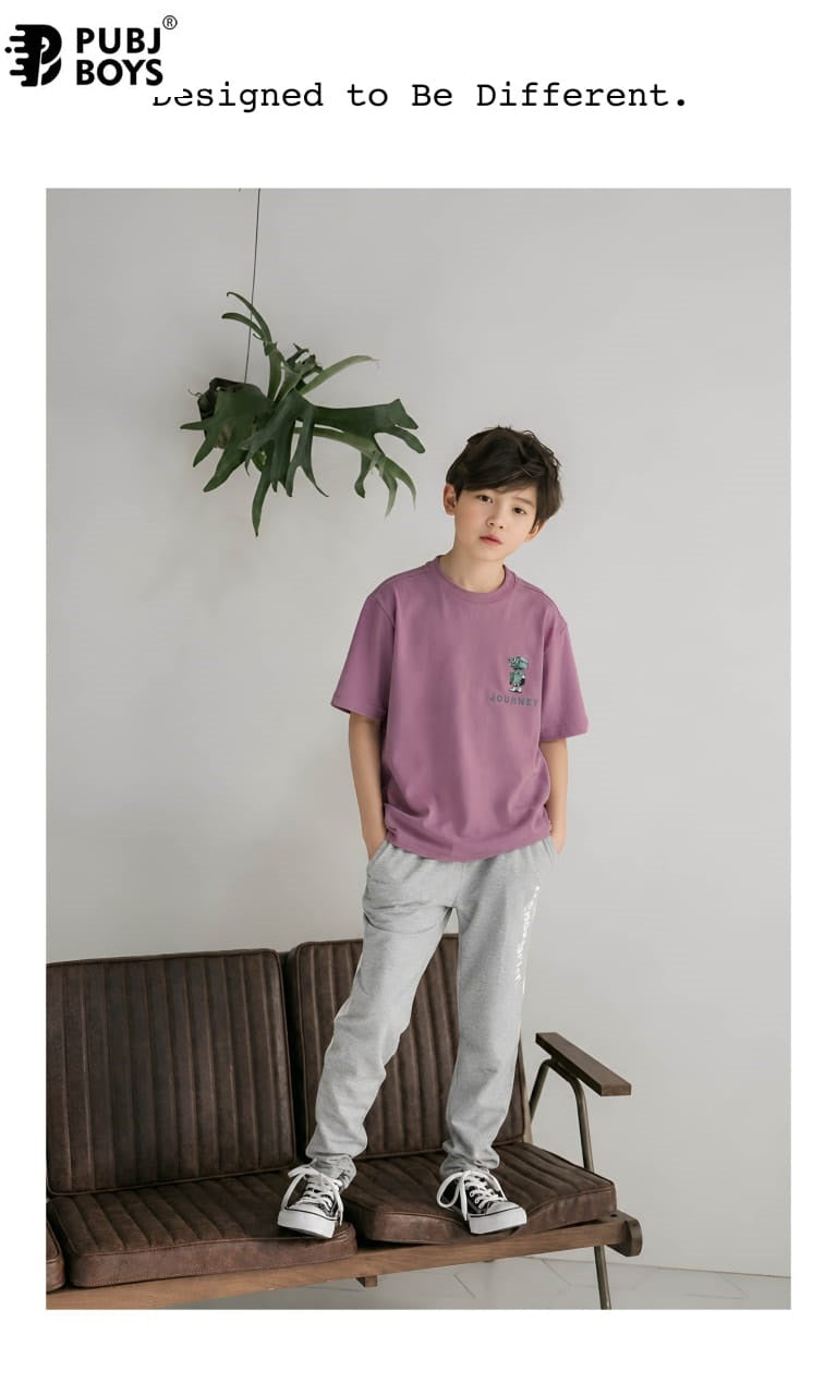 Pk 16 Down Shoulder Pubj Knit Boys Tshirt Wholesaler
