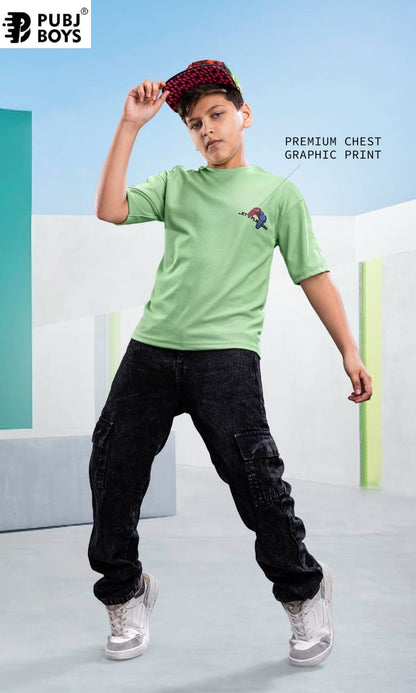 Pk 16 Down Shoulder Pubj Knit Boys Tshirt Wholesaler