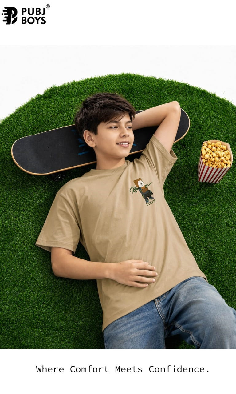 Pk 16 Down Shoulder Pubj Knit Boys Tshirt Wholesaler