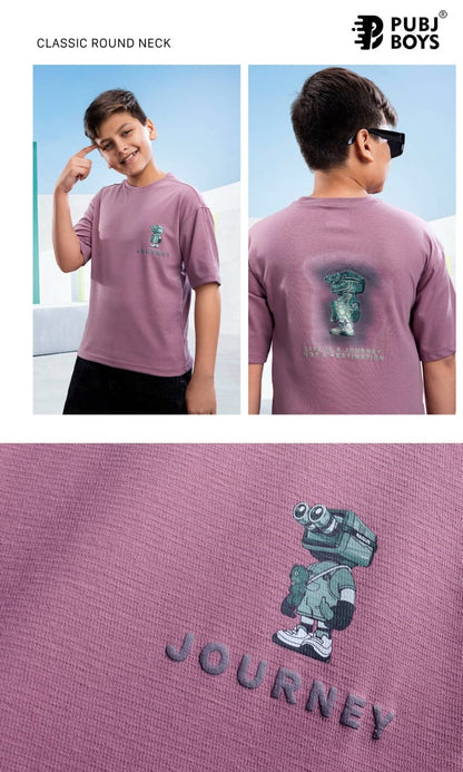 Pk 16 Down Shoulder Pubj Knit Boys Tshirt Wholesaler