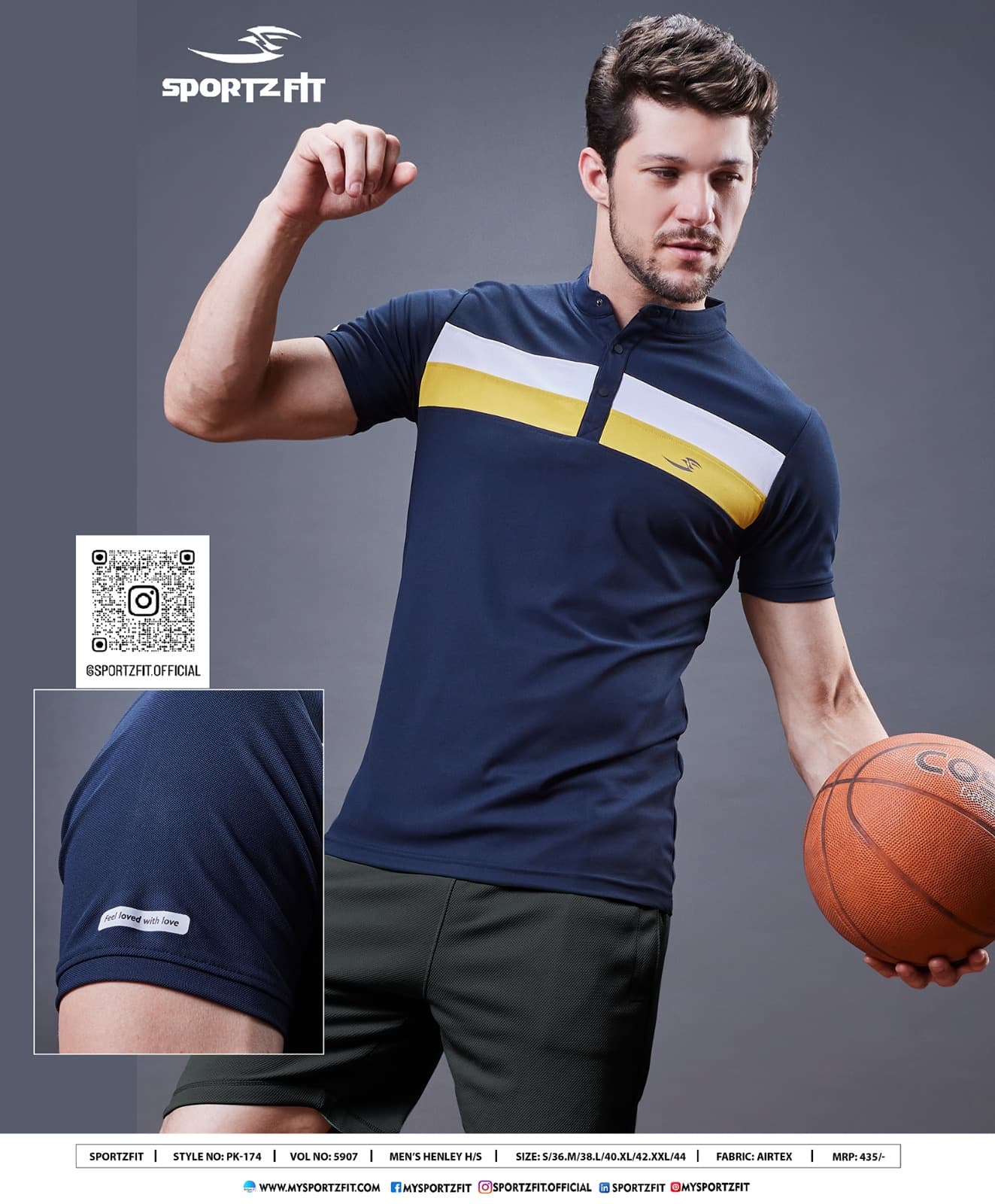 Pk 174 Vol 5907 Sportz Fit Airtex Mens Tshirts