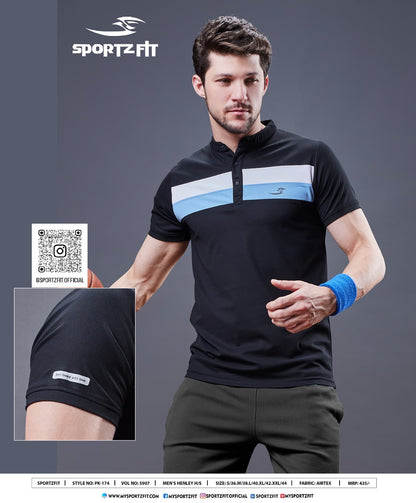 Pk 174 Vol 5907 Sportz Fit Airtex Mens Tshirts