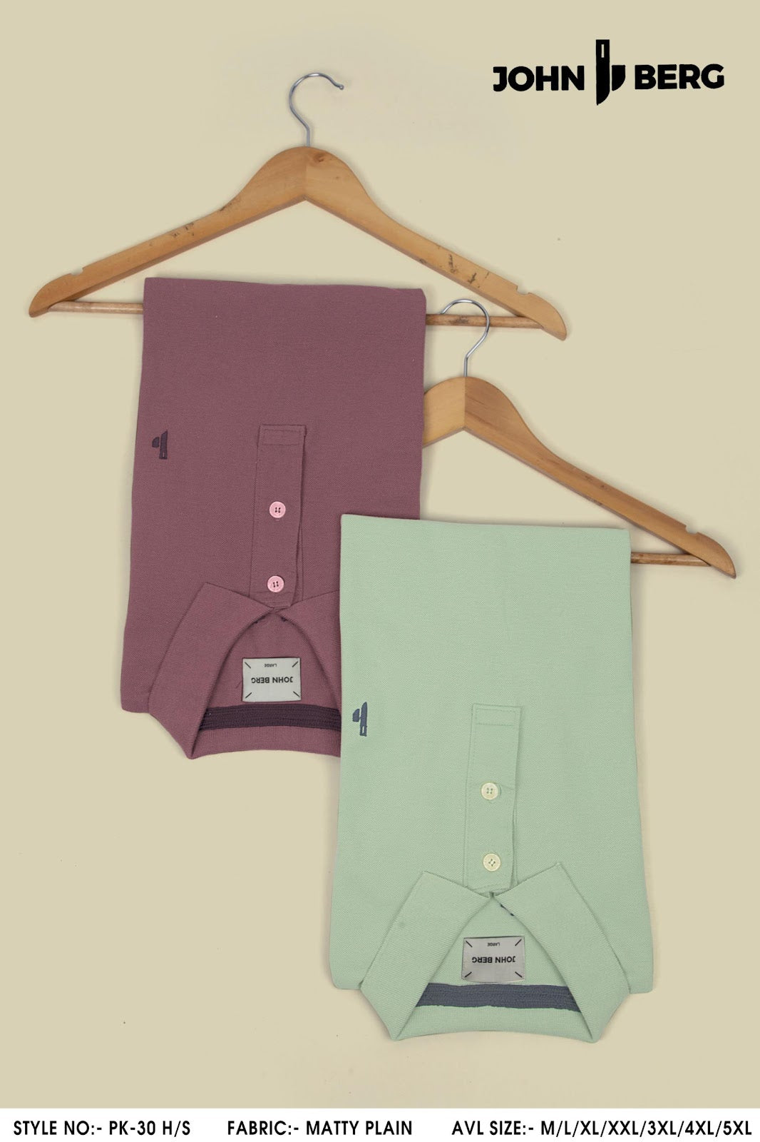 Pk 30 John Berg Matty Mens Tshirts Wholesale Price