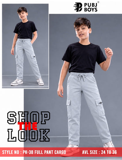 Pk 38 Pubj Lycra Boys Cargo Wholesale Rate