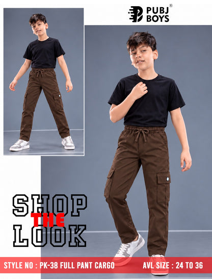 Pk 38 Pubj Lycra Boys Cargo Wholesale Rate
