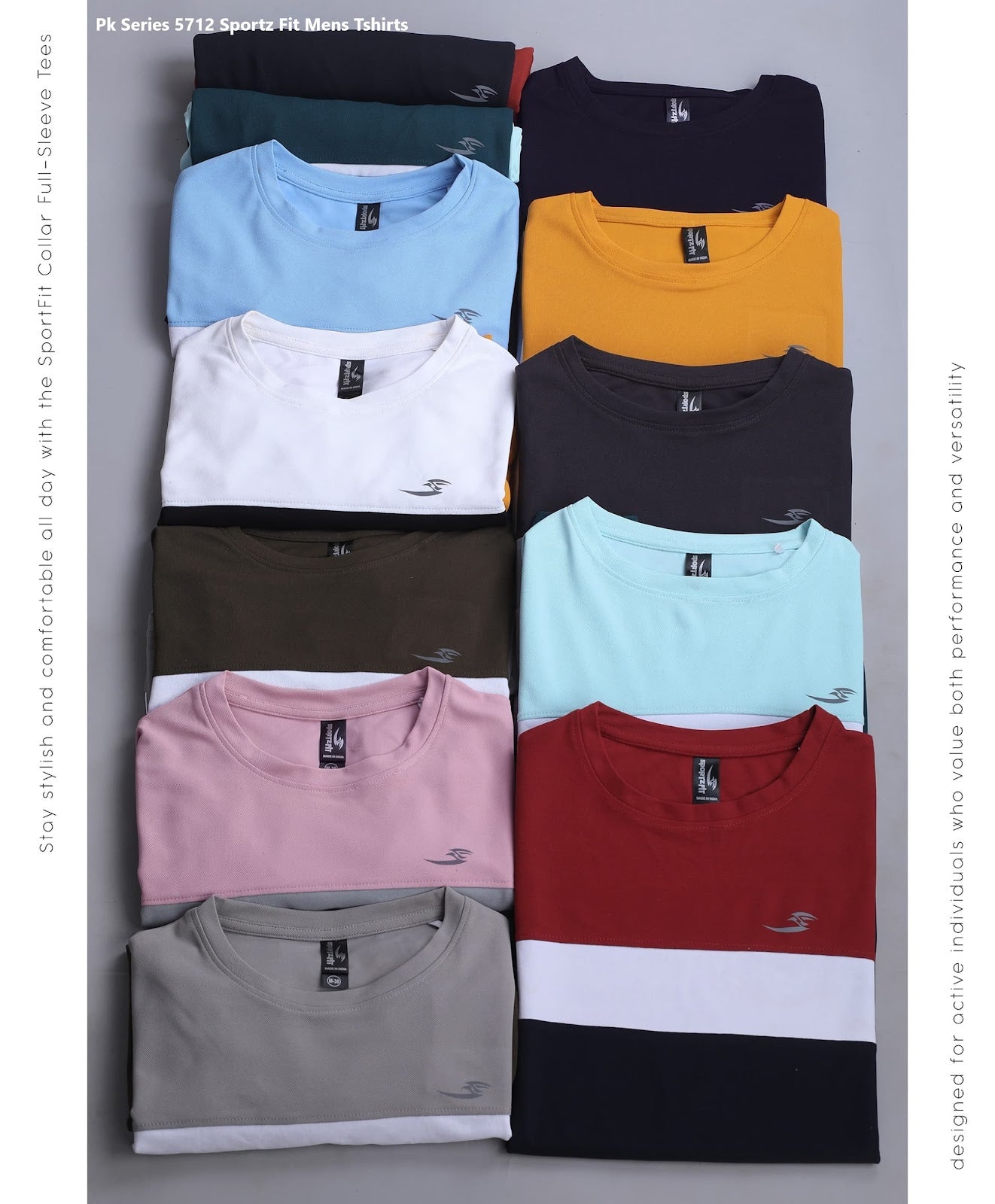 Pk Series 5712 Sportz Fit Mens Tshirts Manufacturer