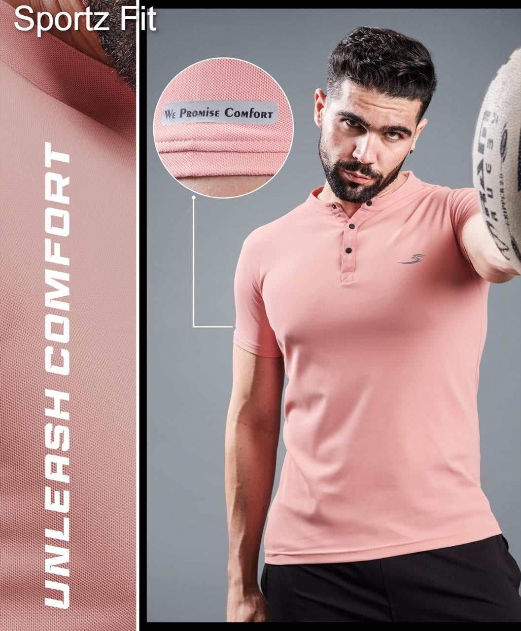 Pk Series 5779 Sportz Fit Airtex Mens Tshirts Exporter India