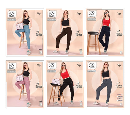 Plain 0409 Vp Cotton Biowashed Women Night Lower Wholesaler Gujarat