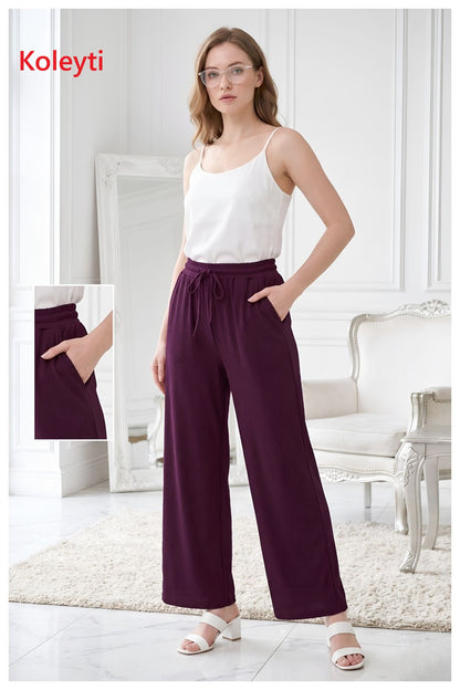 Plain 070526 Plazzo Koleyti Women Pants Wholesale Rate