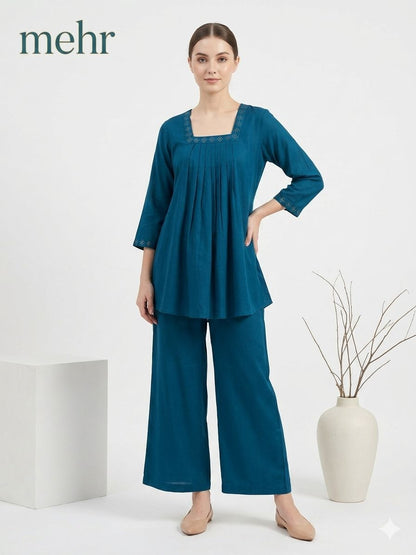 Plain 100726 Mehr Hinaya Vatican Silk Co Ord Set Wholesale
