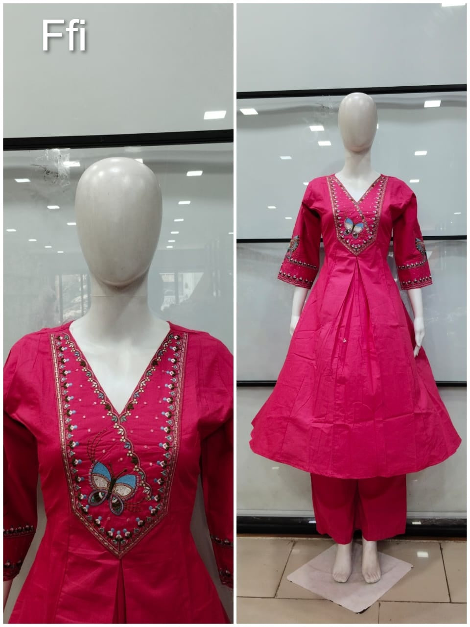 Plain 121225 Ffi Cotton Co Ord Set Wholesale Price