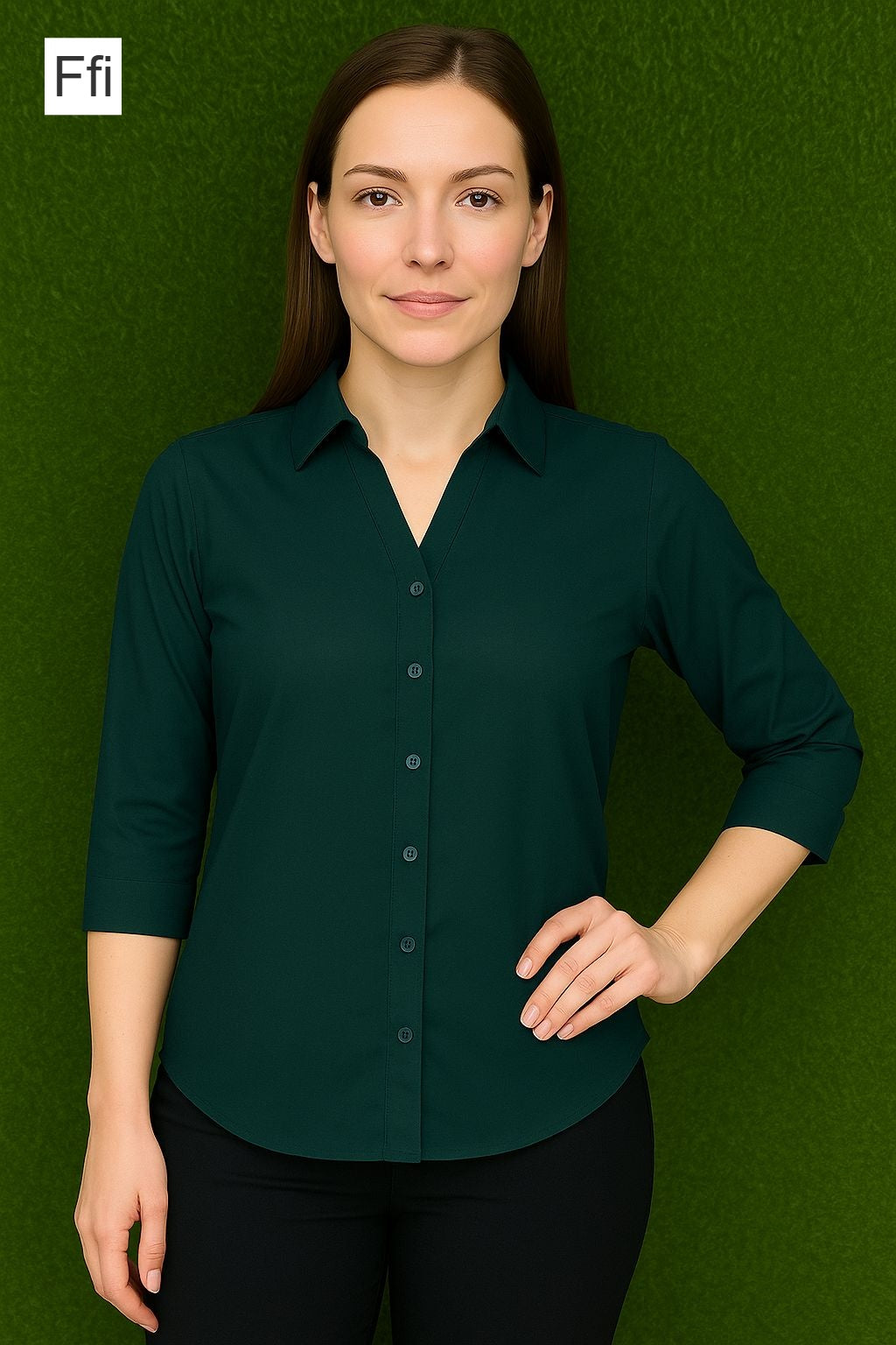 Plain 1508 Ffi Imported Women Shirts Wholesaler Gujarat