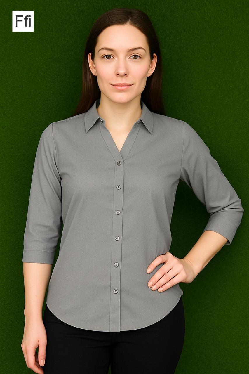 Plain 1508 Ffi Imported Women Shirts Wholesaler Gujarat