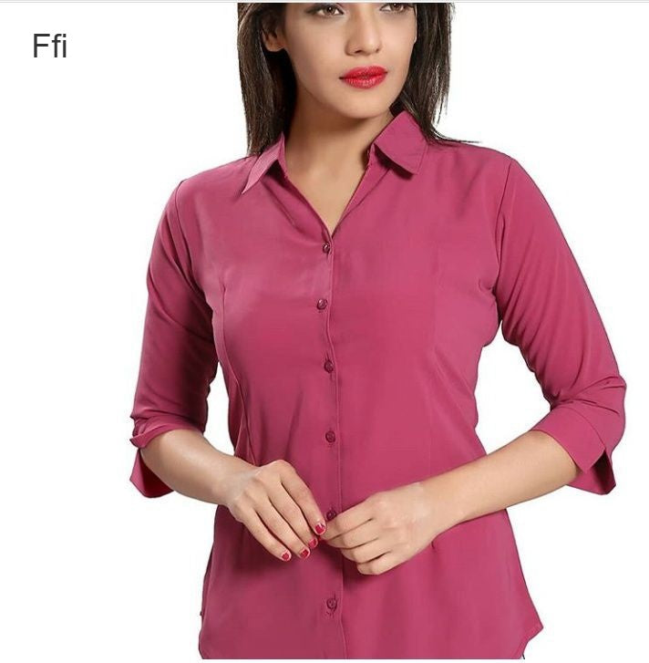 Plain 1508 Ffi Imported Women Shirts Wholesaler Gujarat