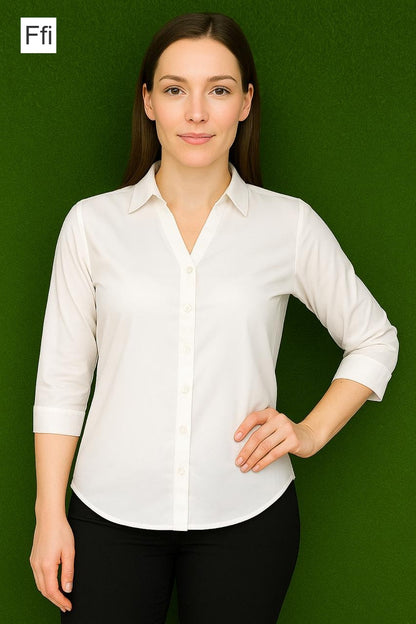 Plain 1508 Ffi Imported Women Shirts Wholesaler Gujarat