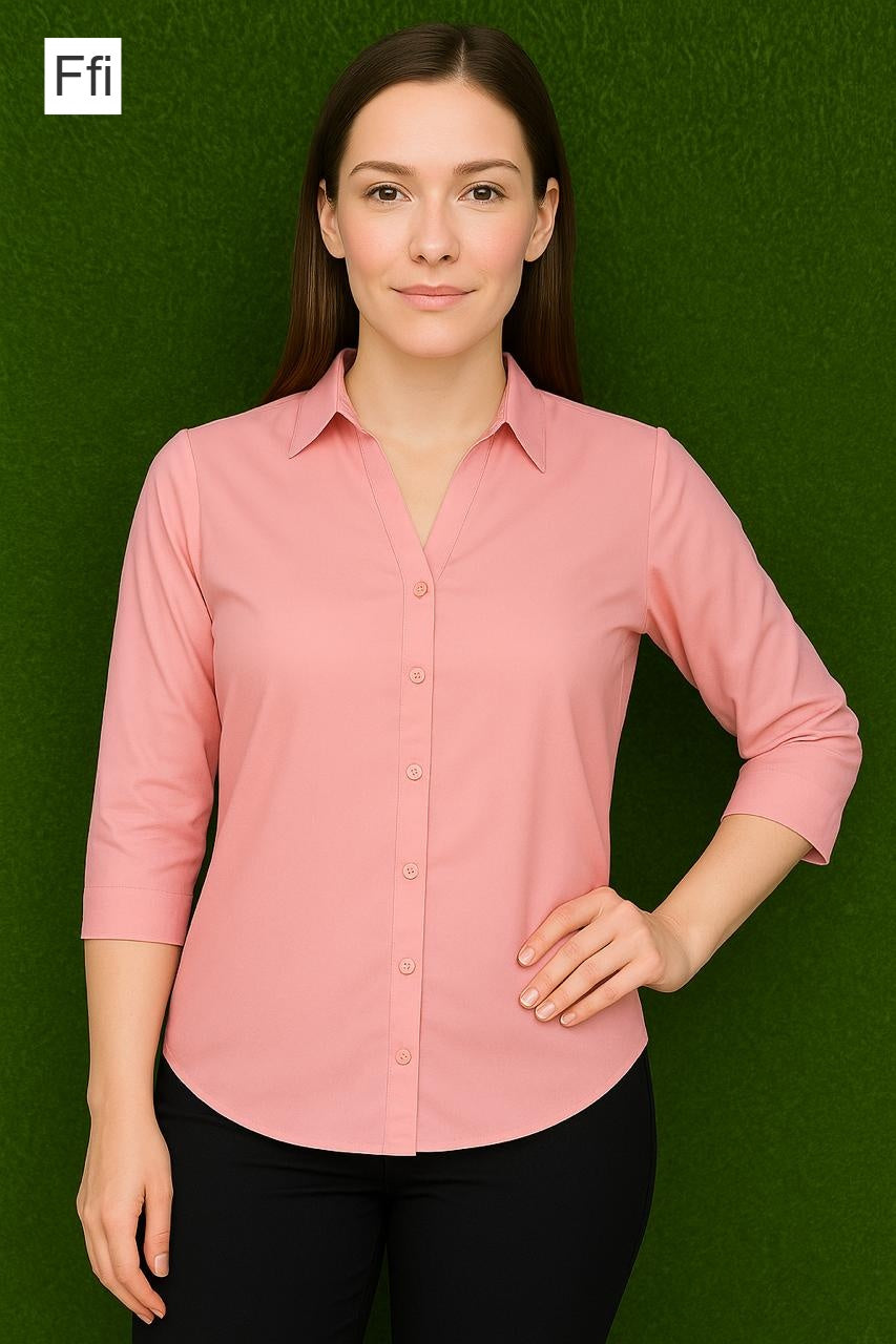 Plain 1508 Ffi Imported Women Shirts Wholesaler Gujarat