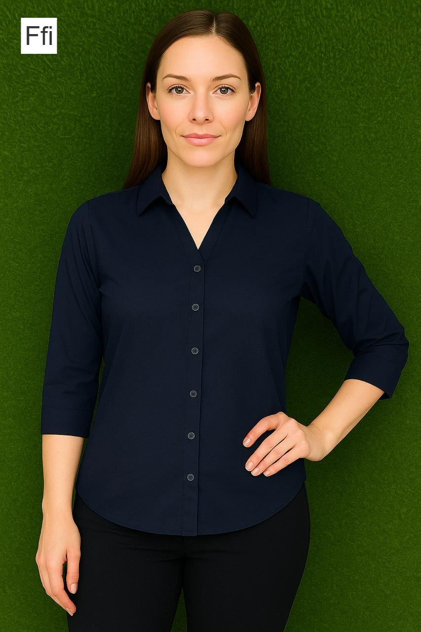 Plain 1508 Ffi Imported Women Shirts Wholesaler Gujarat