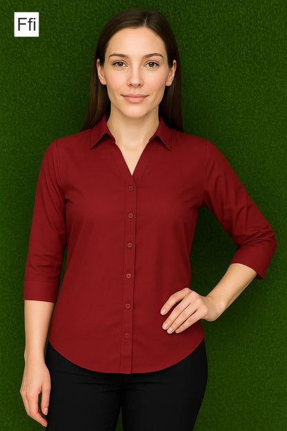 Plain 1508 Ffi Imported Women Shirts Wholesaler Gujarat
