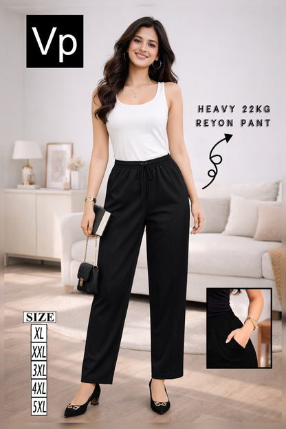 Plain 1509 Vp Rayon 22Kg Women Pants Manufacturer