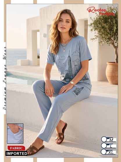 Plain 160926 Ruchee Fashion Imported Co Ord Set Exporter Gujarat
