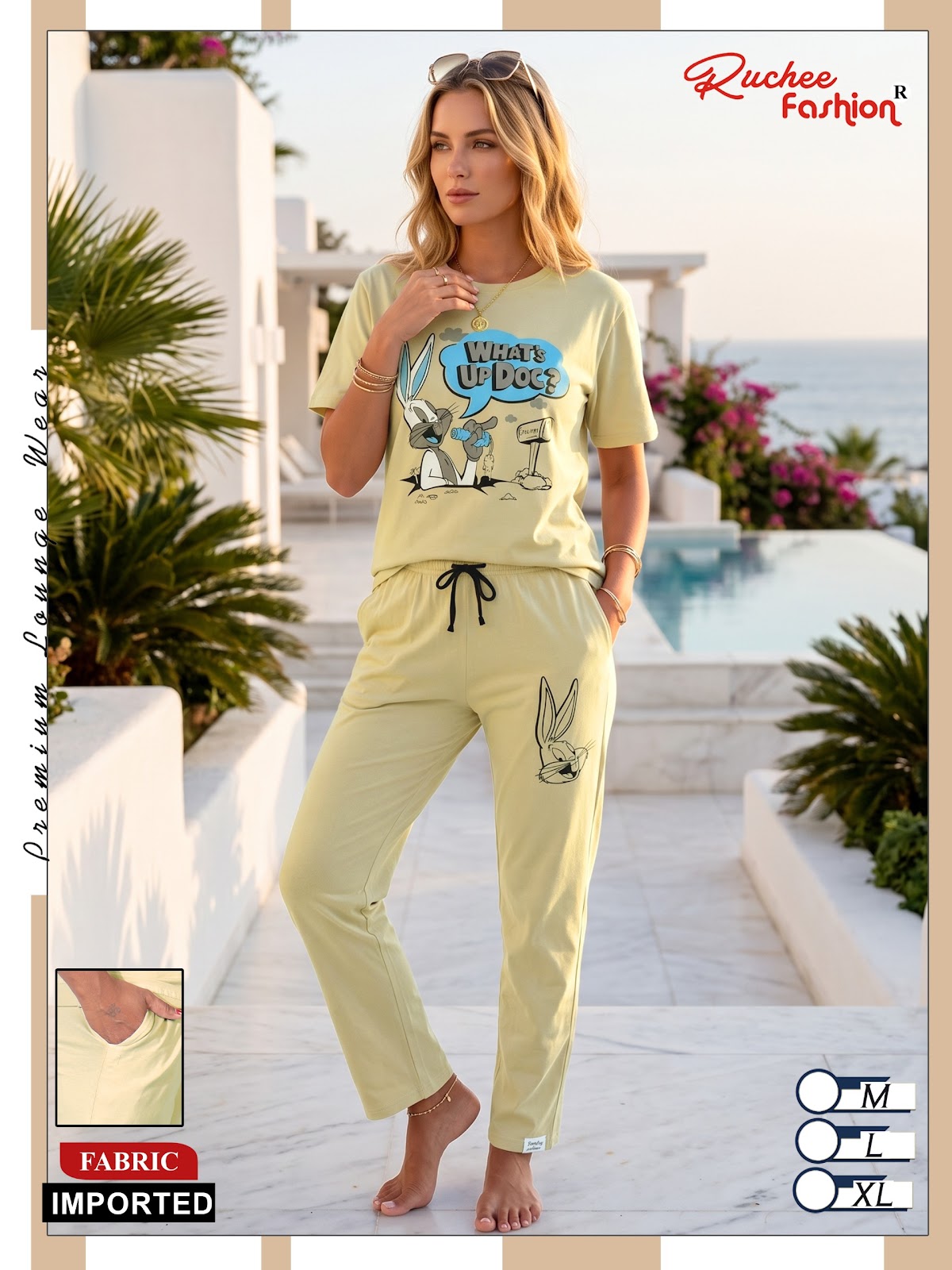 Plain 160926 Ruchee Fashion Imported Co Ord Set Exporter Gujarat