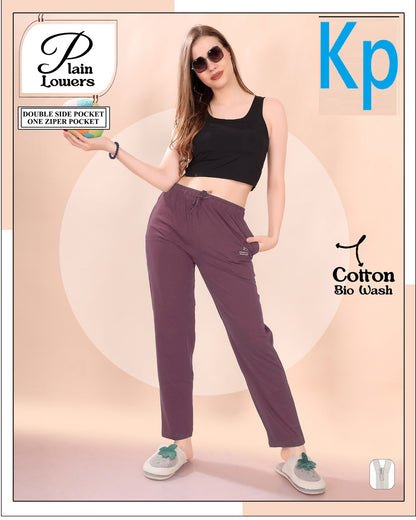 Plain 210726 Kp Cotton Women Night Lower Exporter Gujarat