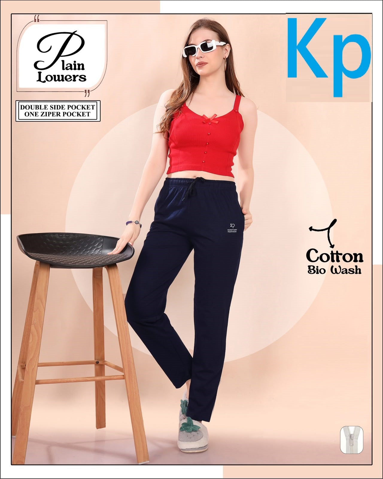 Plain 210726 Kp Cotton Women Night Lower Exporter Gujarat