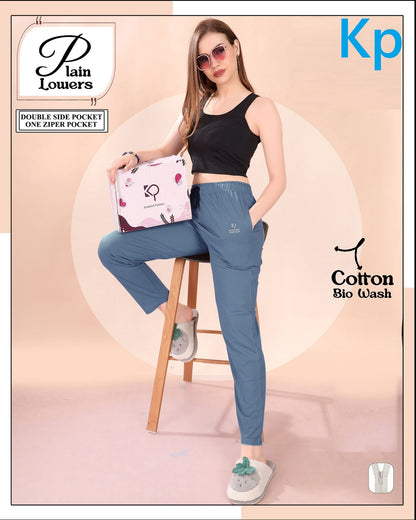 Plain 210726 Kp Cotton Women Night Lower Exporter Gujarat