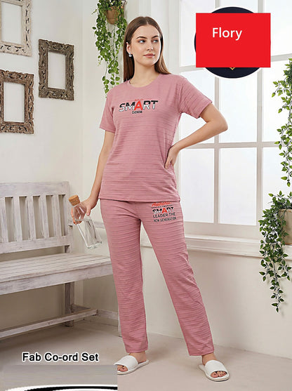 Plain 2404 Flory Cotton Co Ord Set Wholesaler Ahmedabad