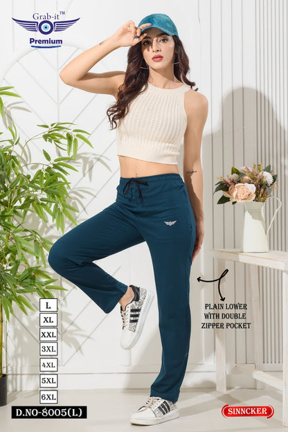 Plain 8005 L Grab It Sincker Women Night Lower Manufacturer Ahmedabad