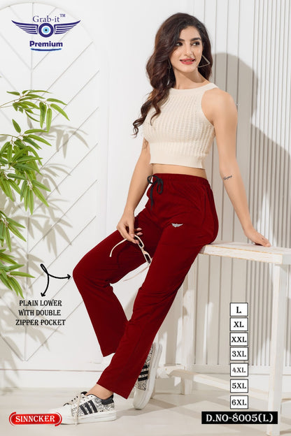 Plain 8005 L Grab It Sincker Women Night Lower Manufacturer Ahmedabad