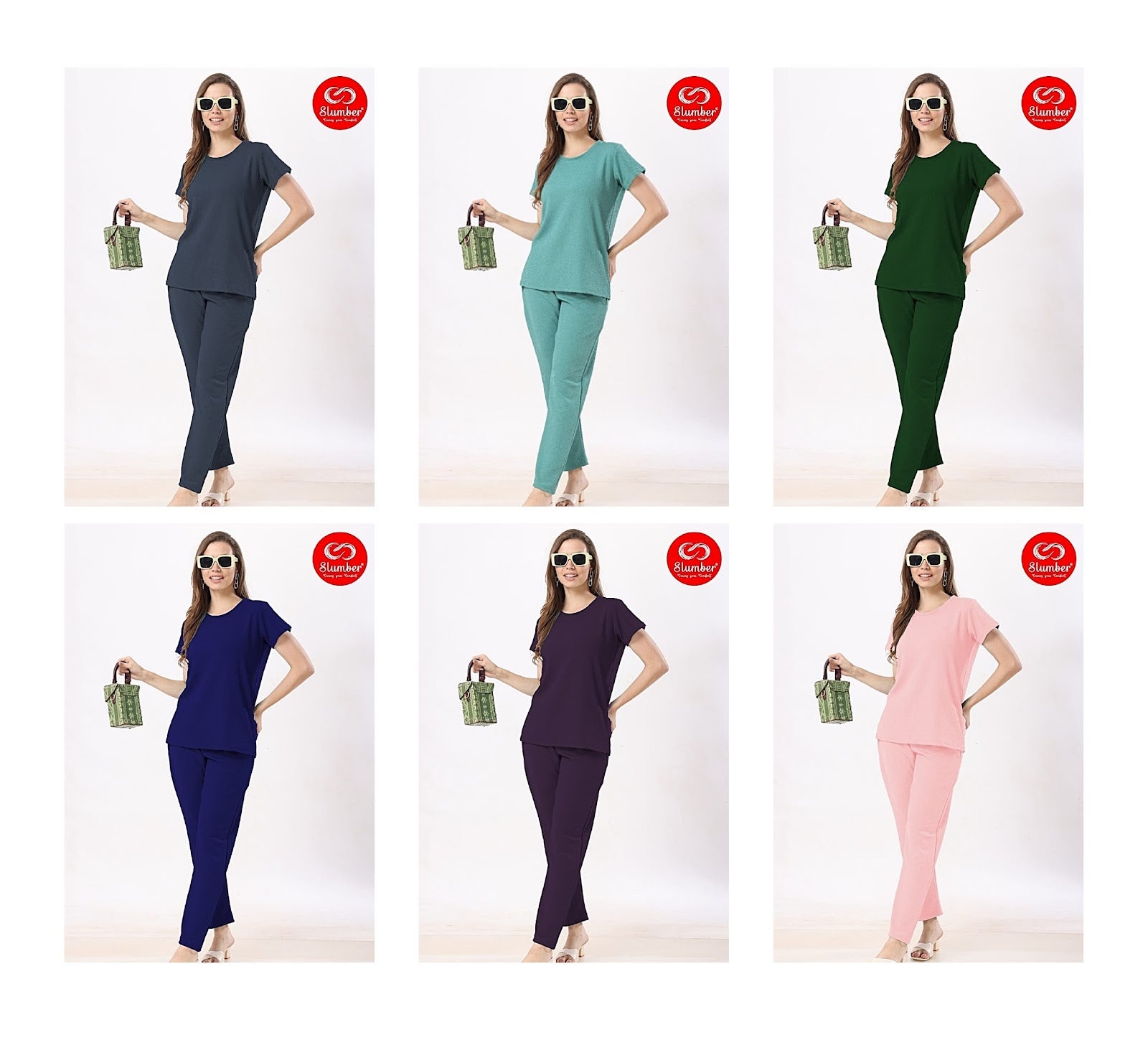 Plain Cz010 Slumber Imported Co Ord Set Manufacturer Ahmedabad