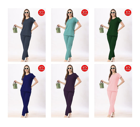 Plain Cz010 Slumber Imported Co Ord Set Manufacturer Ahmedabad