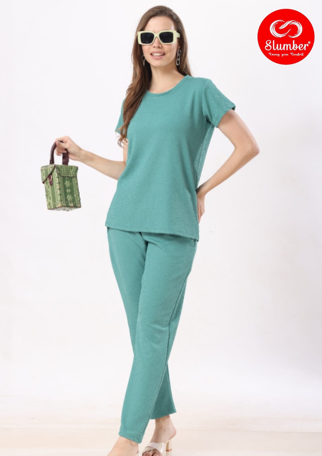 Plain Cz010 Slumber Imported Co Ord Set Manufacturer Ahmedabad