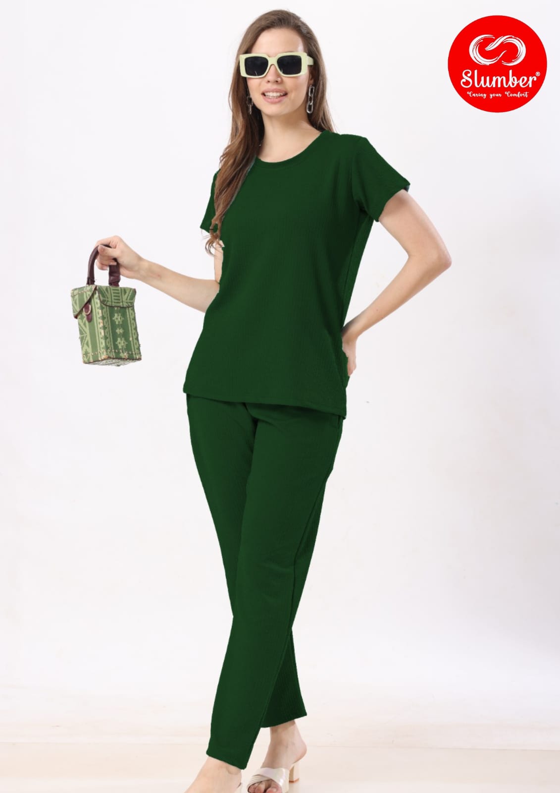 Plain Cz010 Slumber Imported Co Ord Set Manufacturer Ahmedabad