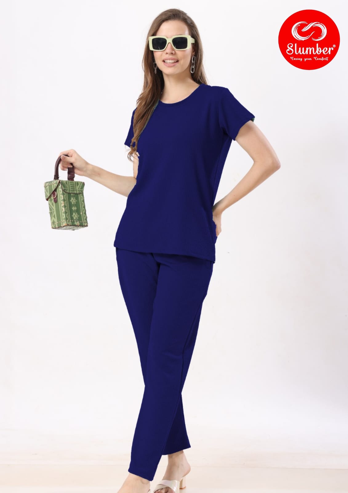 Plain Cz010 Slumber Imported Co Ord Set Manufacturer Ahmedabad