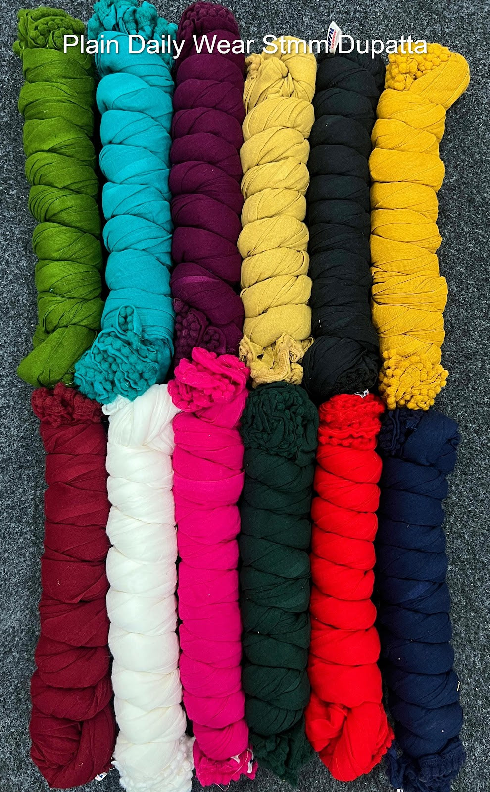 Plain Daily Wear Stmm Cotton Dupatta Wholesaler India