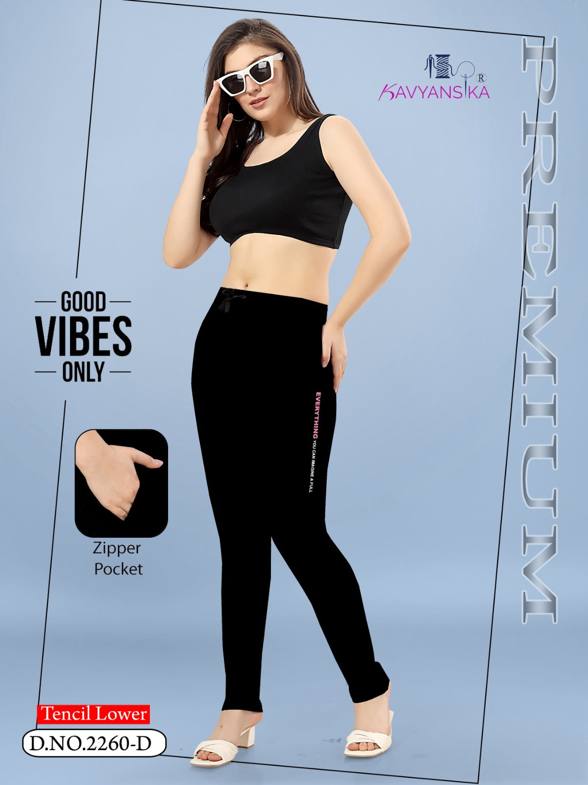 Plain Design 2260 Kavyansika Tencil Jegging Wholesaler Ahmedabad