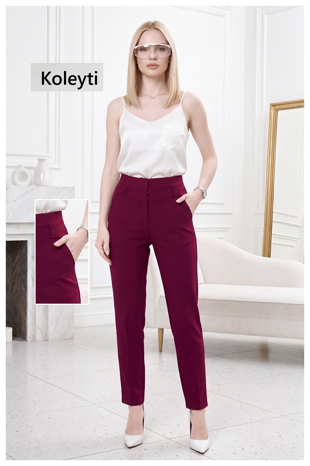 Plain Formal Koleyti Women Pants Manufacturer Gujarat