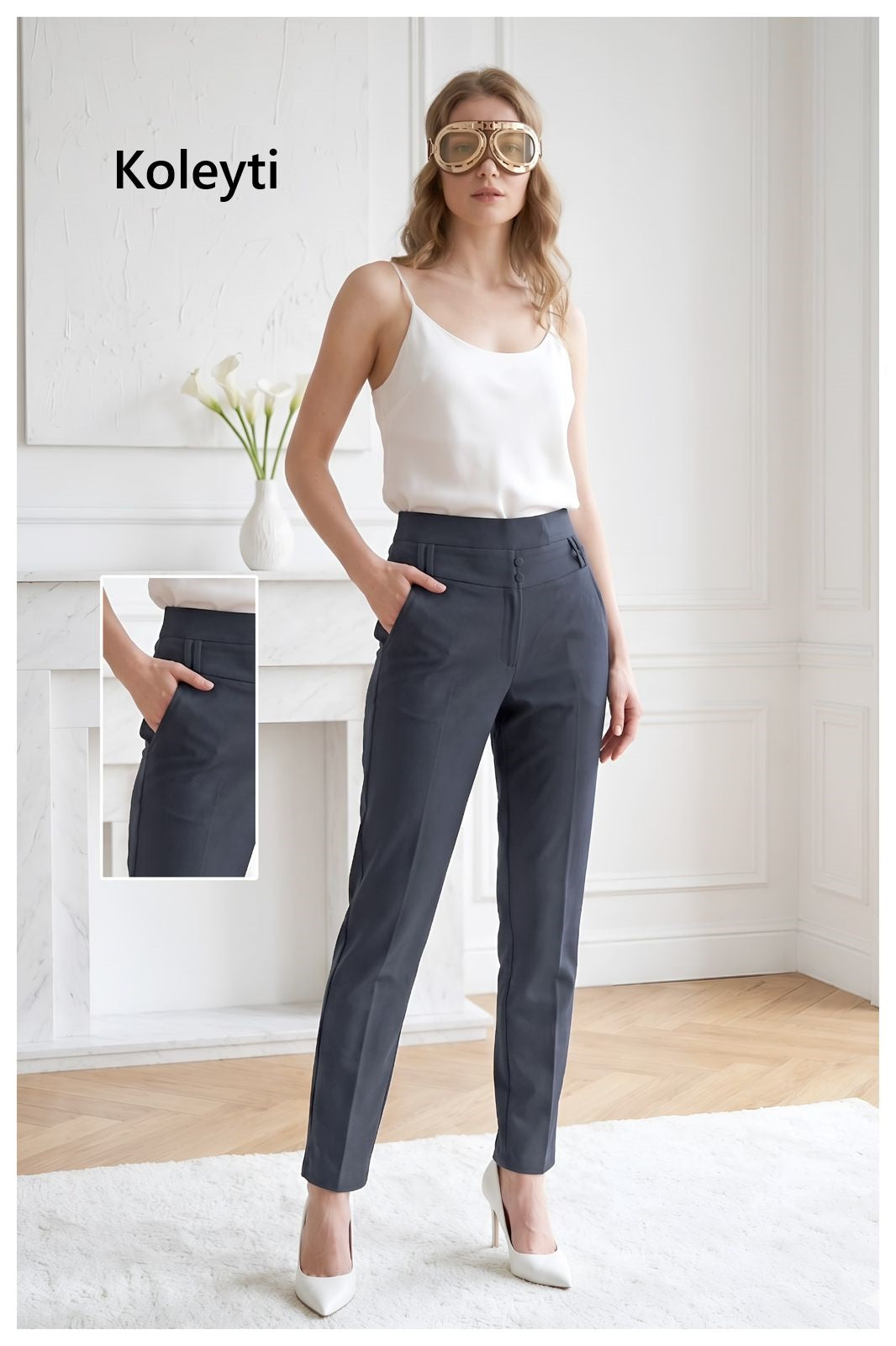 Plain Formal Koleyti Women Pants Manufacturer Gujarat