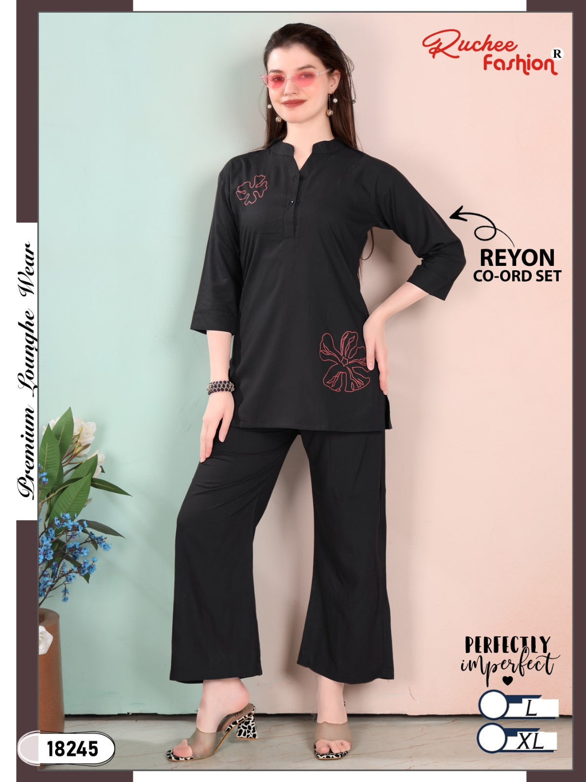 Plain Kurta Ruchee Fashion Rayon Co Ord Set Wholesaler